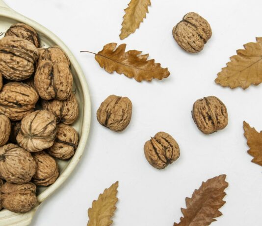 영양과 운동을 통한 스트레스 관리 brown walnuts on beige ceramic bowl